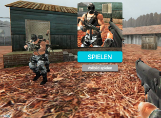 Szene aus einem Killerspiel