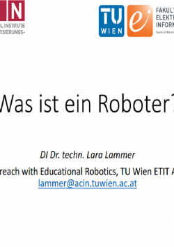 Deckblatt Präsentation Was ist ein Roboter?