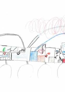Roboter Zeichnung 1a VS Kindermanngasse
