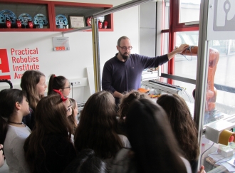 Abbildung 1 RoboFIT Pria Exkursion Laaerberg Gymnasium