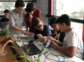 Abbildung 1 RoboFIT RoboRetter Workshop Laaerberg Gymnasium