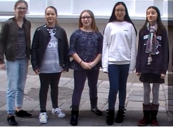 Mädchen aus Video Workshop, Lise Meitner Gymnasium