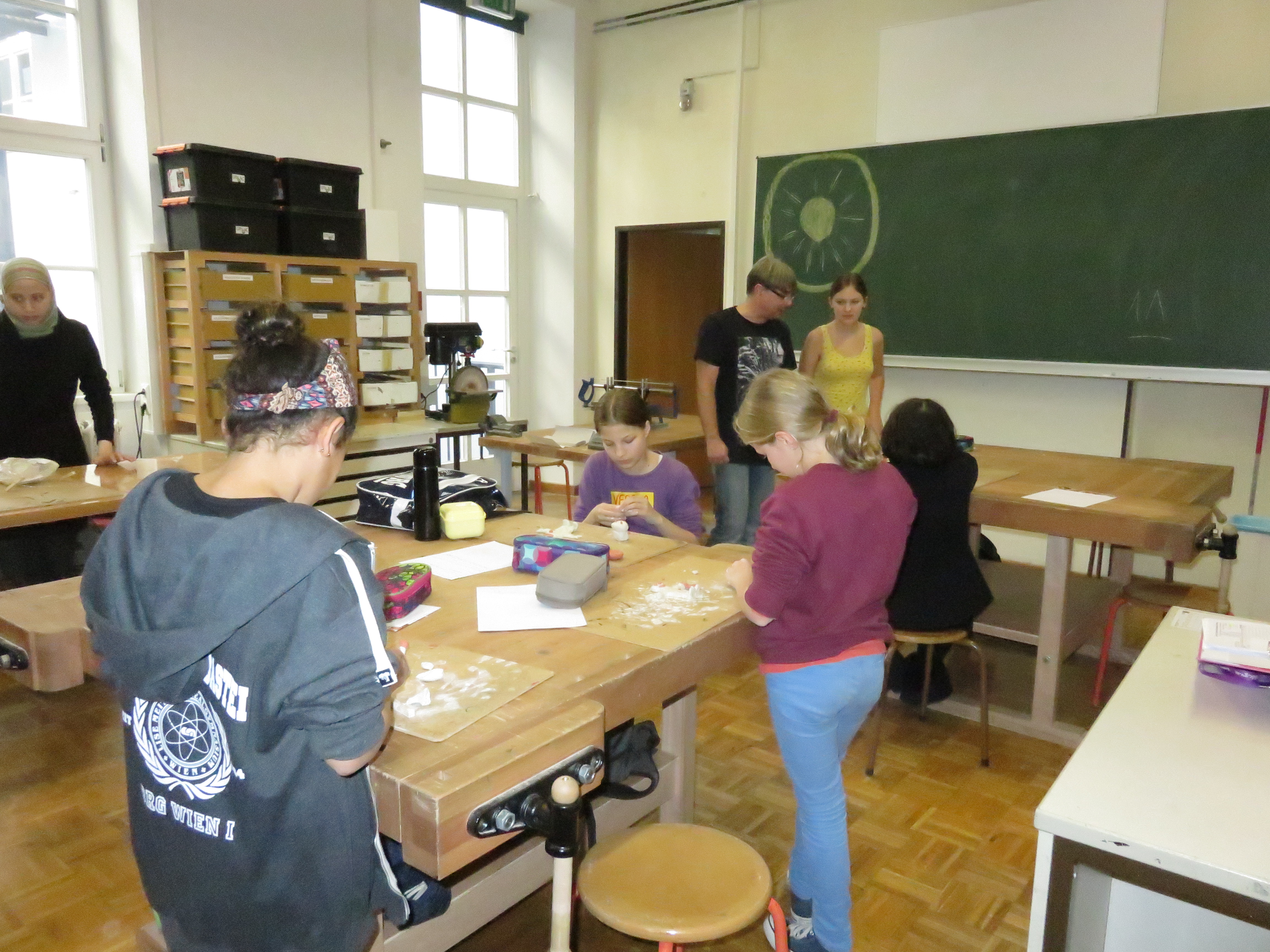 RoboFIT Schräger Roboter Workshop Lise Meitner Gymnasium