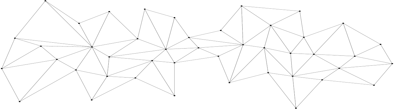 Schwarz-weiße Netzwerk-Grafik, CATRINA, ZIMD