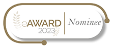 Logo eAward des Report-Verlags für einen Nominee